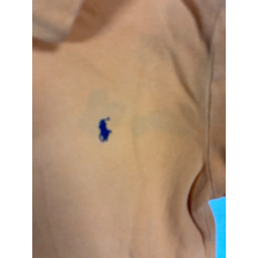 Ralph Lauren Kids Polo Shirt Orange Size 7 Cotton Short Sleeve